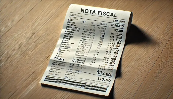 Nota fiscal mineira